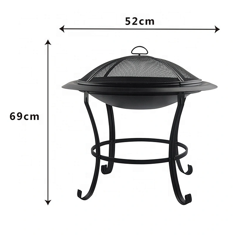 Outdoors fire bowl fireplace accessory cast iron antique fire pit