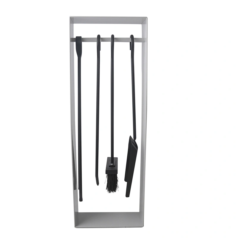 5 pieces  steel outdoor stainless steel companion  fireplace tools with fireplace tong