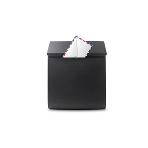Popular New design good quality metal garden letter box iron with powder coating  outdoor mailbox