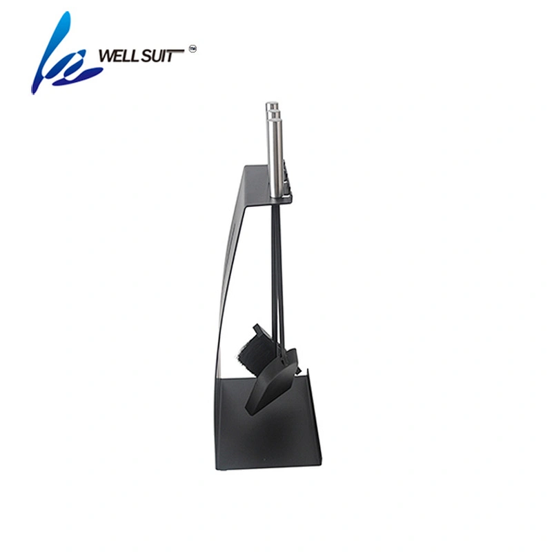 3 pieces  Fireplace Tools with holder whisk spatula clamp