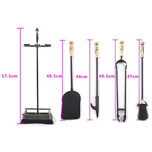 popular indoor metal fireplace tool set