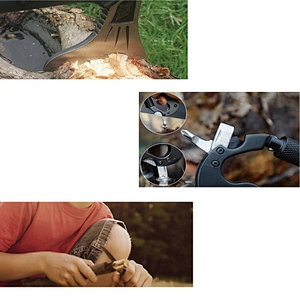 4 pcs Stainless Steel Axe Knife Combination Outdoor Tool Set