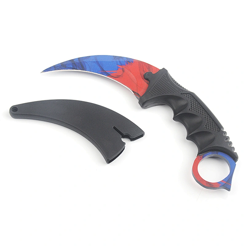 CS Shape Stainless Steel Blade Folding Pocket Knife with printing