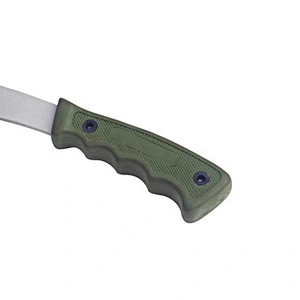Stainless Steel Mini Small Satin Finished Hatchet Axe with Soft Touch Handle in Green Color