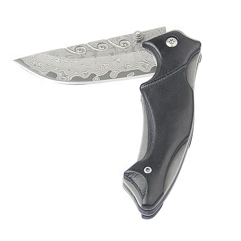 New professional hunting knife folding damascus knife