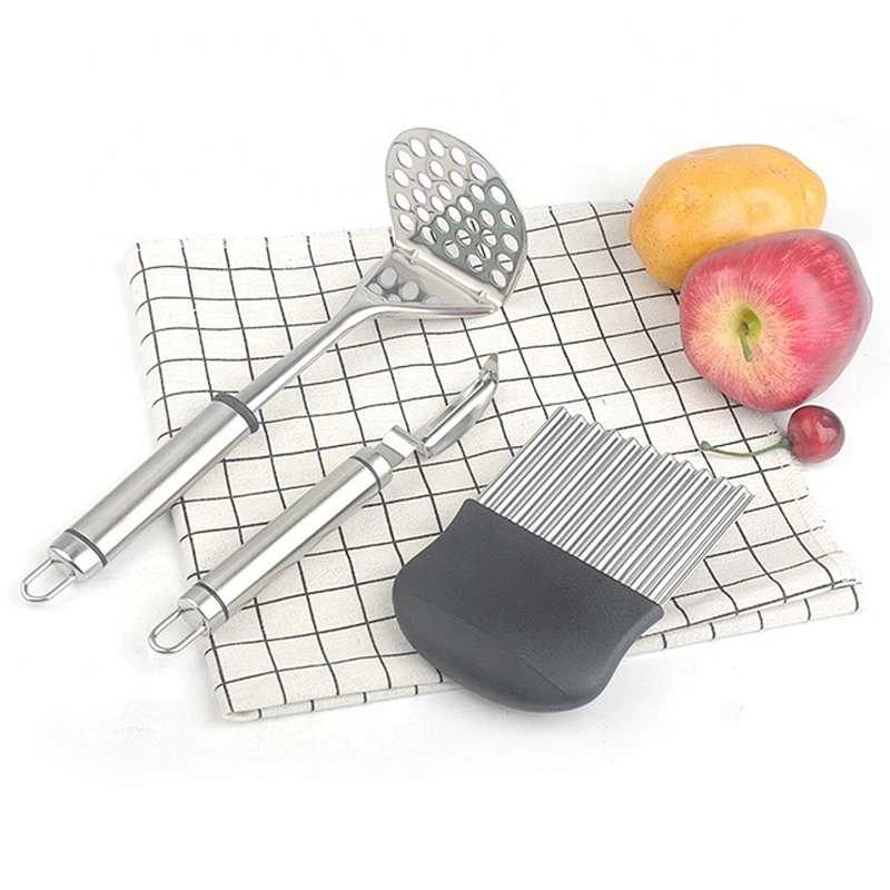 Stainless steel ladle grater potato cutter fruit vegetable tools kitchen gadget