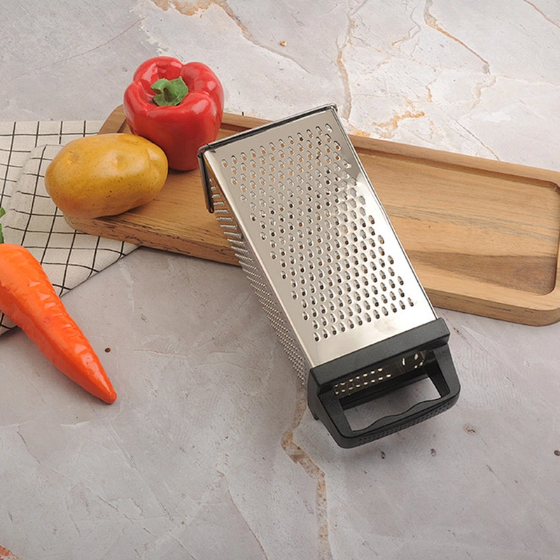 Professional stainless steel grater with 4 side