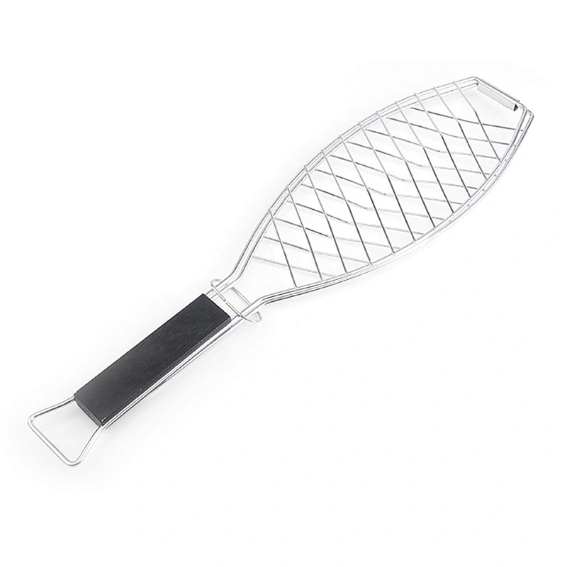 Food grade novelty portable outdoor bbq wire fish grill for Barbecue tools