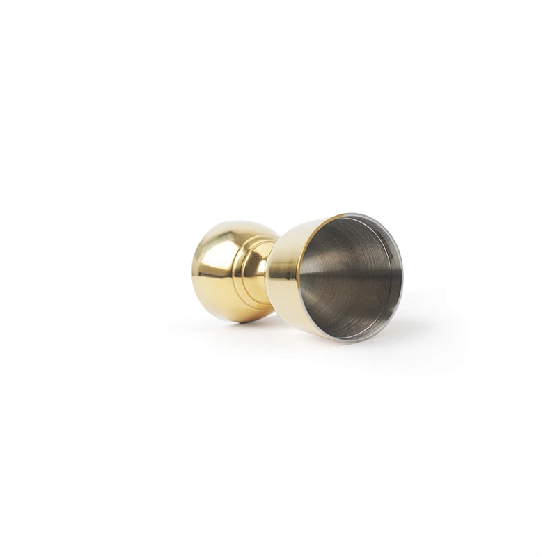 Gold Customized Reusable Stainless Steel Cocktail Jigger 30ml/60ml Bar Bell Jigger