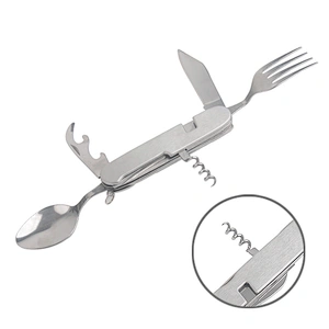 High quality   Foldable Spoon Fork Knife  for outdoor camping