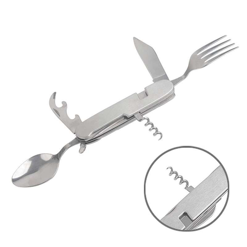 High quality   Foldable Spoon Fork Knife  for outdoor camping
