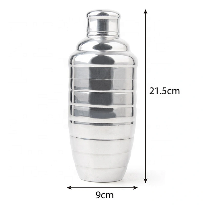 Novelty 500ml factory bar accessories stainless steel bar cocktail  wine shaker