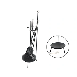High quality Indoor Outdoor Metal fireplace Hearth Decor tool set