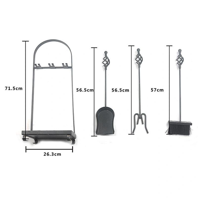 New indoor metal fireplace tool set