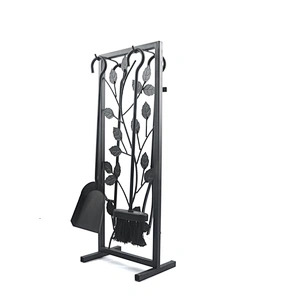 Garden Unique design  Wrought Iron fireplace accessories metal fireplace tool