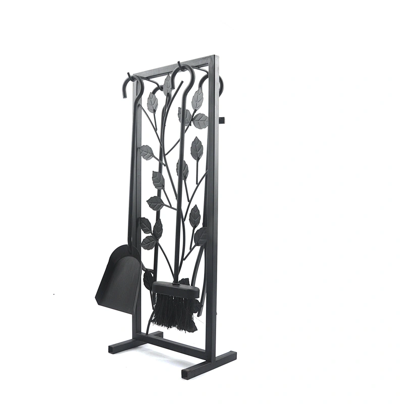 Garden Unique design  Wrought Iron fireplace accessories metal fireplace tool
