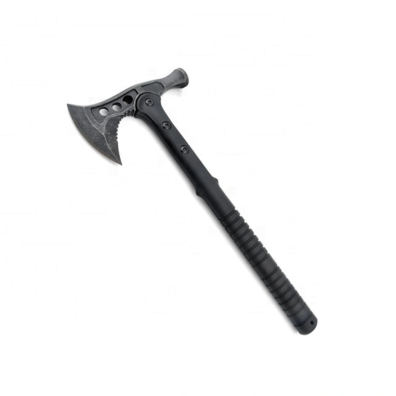 Die Casting 2-Sides Stainless Steel Hatchet Survival Camp Hand Axe with Nylon Fiber Handle
