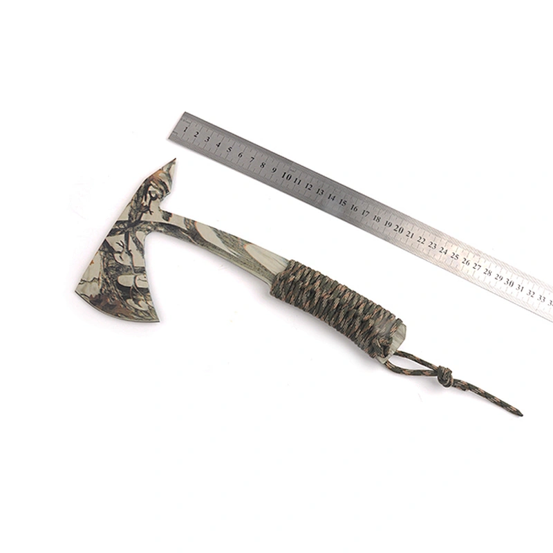 Wholesale Portable High Quality Stainless Steel Mini Multifunctional Kitchen Survival Axe With Wooden Handle