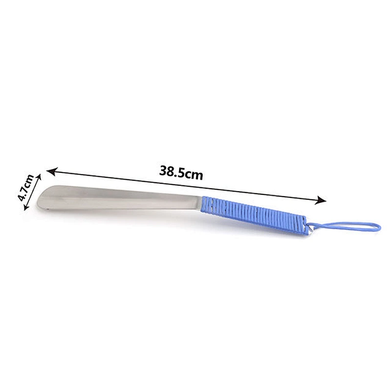 Small Shoes Horn Simple Flexible Fashion Plastic shoehorn Solid Color Easy Reach Flexible Handle Aid Slip