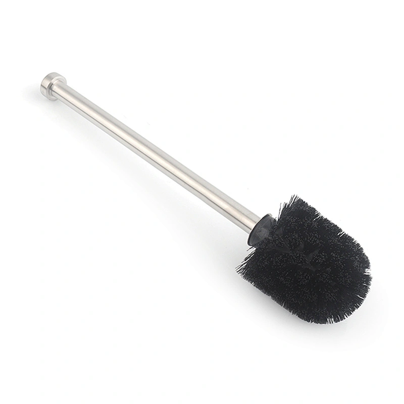 Soft Bristle Toilet Brush TPR Cleaning Brush with Stainless Steel Handle