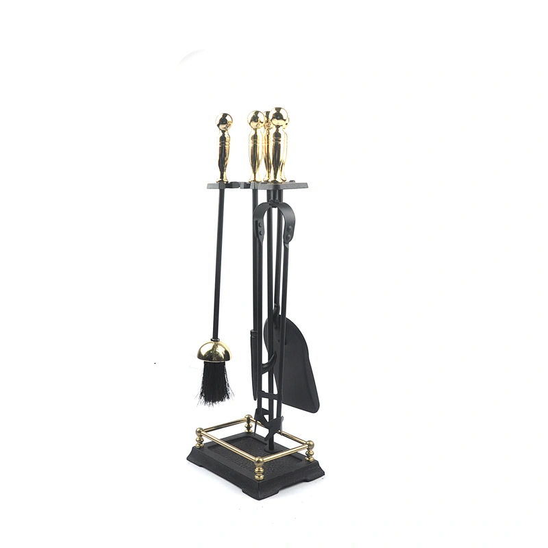 Traditional Free Standing outdoor fireplace 4pcs  Stainless Steel Fireplace tool set