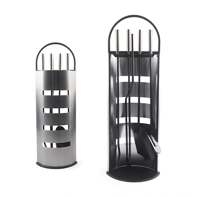 Black powder coating wholesale tools for fireplace accessories