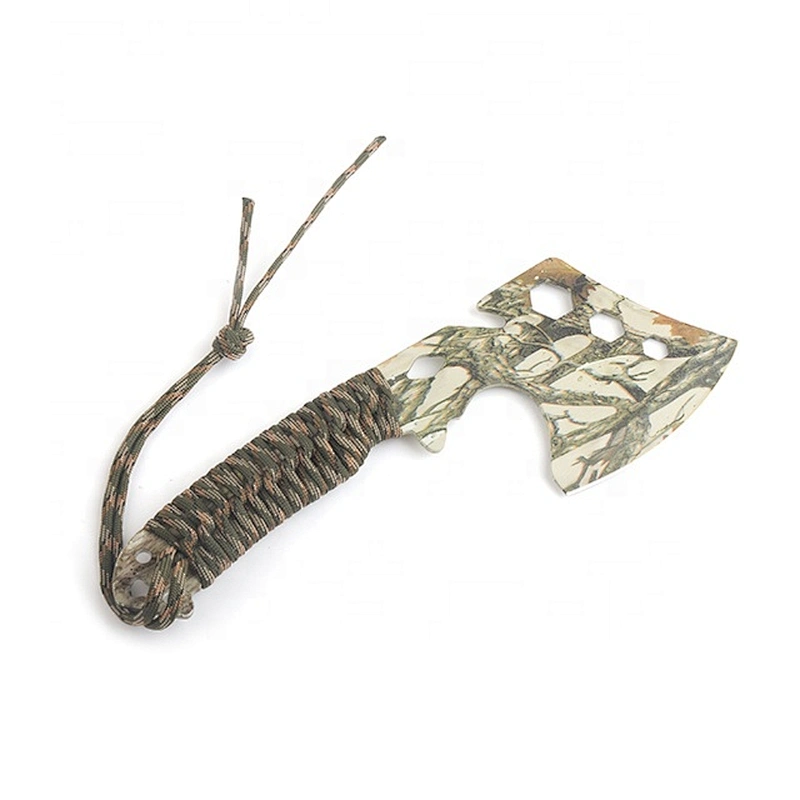 Multi-Purpose Jungly Series Stainless Steel Outdoor Survival Axe Hatchet with Wrench and bottle opener