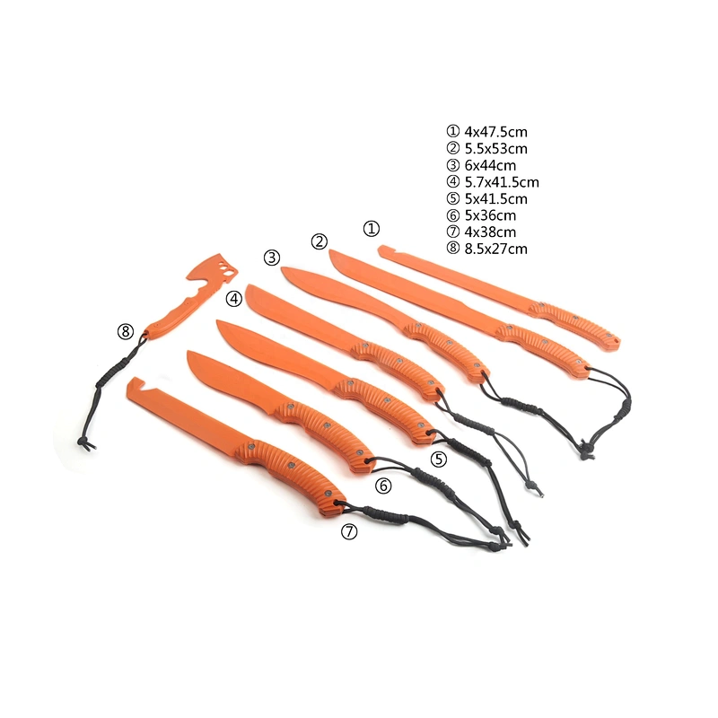 8pcs Stainless Steel Knife And Axe Camping Hunting Set
