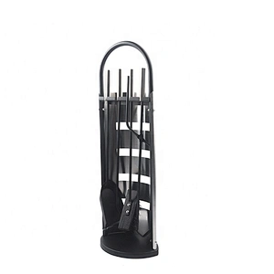Factory Price Wholesale 5 Pcs Set Knight Fireplace Tools with Stainless Steel Handle