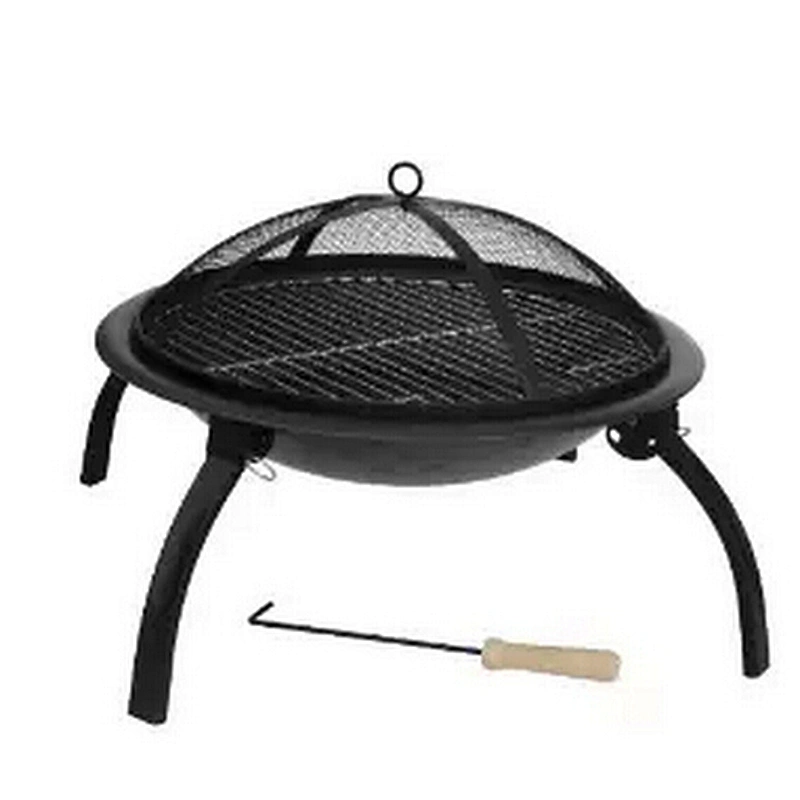 Modern garden cast iron outdoor used Square wood burning carbon steel fire pit for Garden BBQ