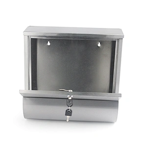Popular New design good quality  stainless steel  garden letter box home use rust-proof mailbox