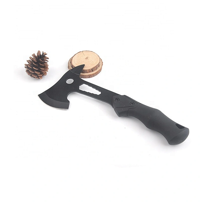 Stainless Steel Outdoor Tool Camping Damascus Hatchet with Soft Handle