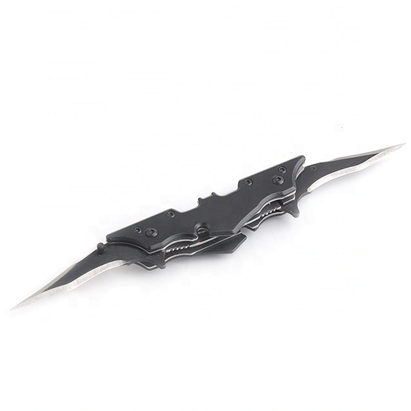 Black Aluminium Handle Stainless Steel Blade  Pocket Folding Knife