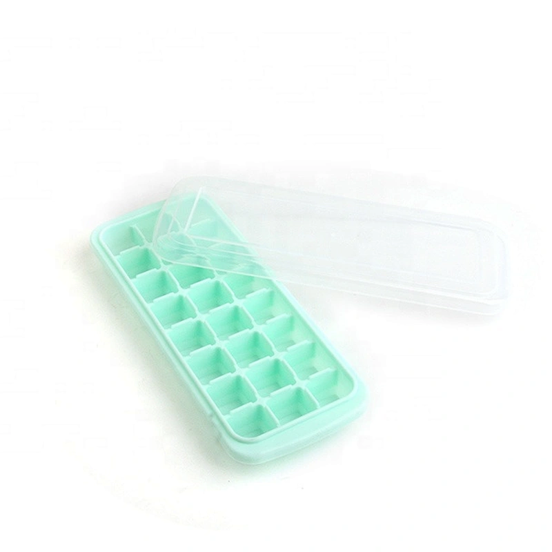 bpa free mini silicone ice cube tray with Removable PP Lid