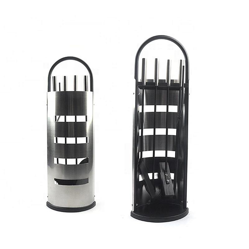 Factory Price Wholesale 5 Pcs Set Knight Fireplace Tools with Stainless Steel Handle