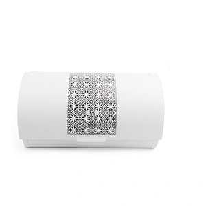 Factory oem logo metal home large bread box storage
