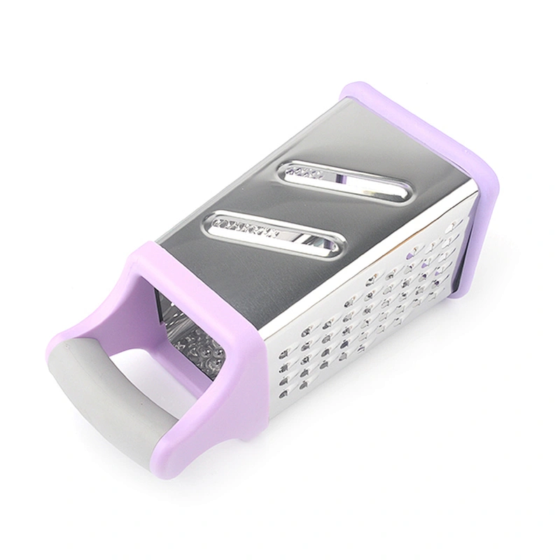 Chinese 4 sides cheese food  grater  stainless steel grater with handle