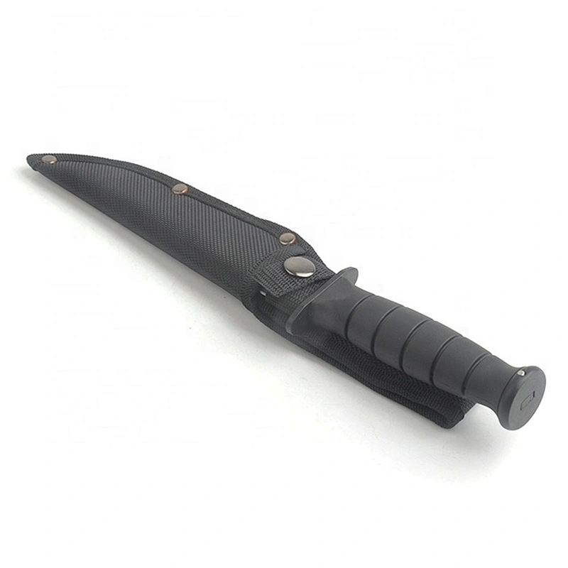 Glock Style Stainless Steel Outdoor Camping Survival Hunting Knife with Sheath