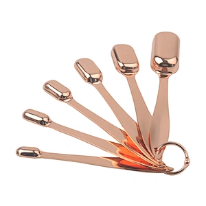 high quality copper stainless steel measuring spoon set