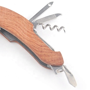 9 In 1 Multi Purpose  Stainless Steel Blade Folding Pocket Survival Hunting Knife Tools