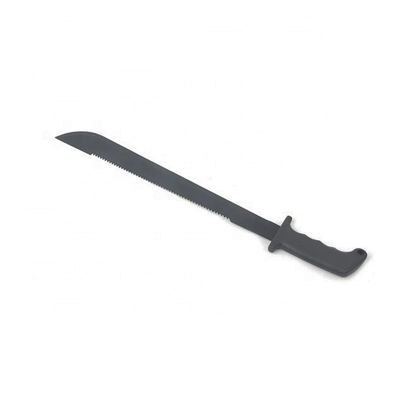 Professional long stainless steel outdoor matchet with saw teeth