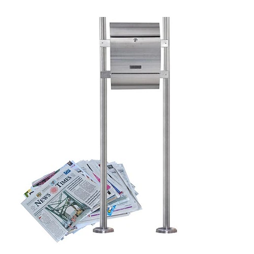 Hot selling stainless steel letter box waterproof standing mail box