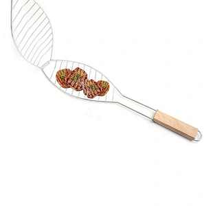 Soft grip handle basket fish grill basekt bbq accessories fish bbq