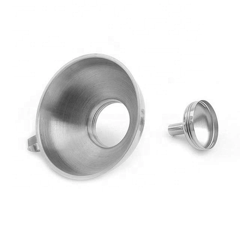 Kitchen Wide Mouth Stainless Steel Funnel metal funnel in different size