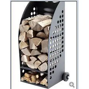 iron cast firewood log rack holder