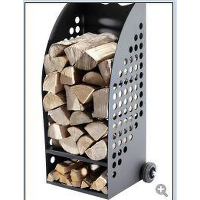 iron cast firewood log rack holder