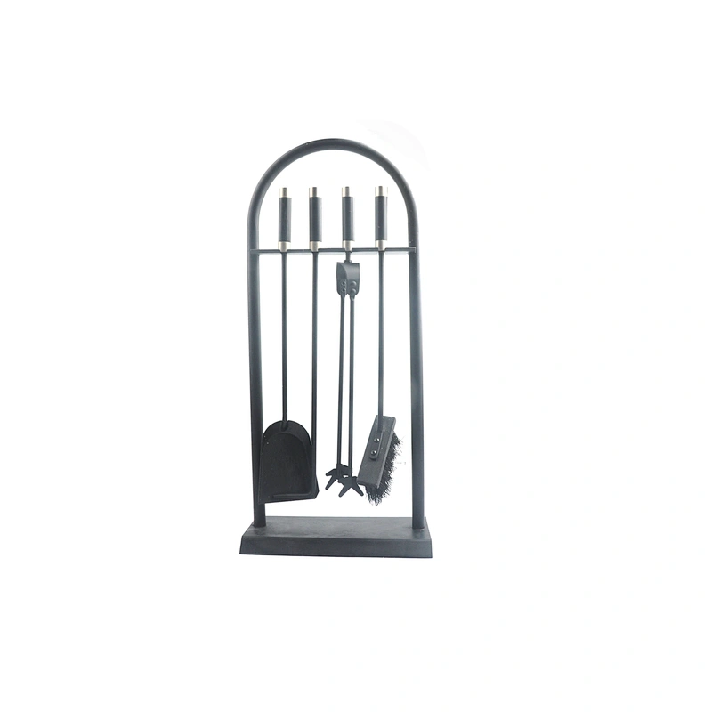 Outdoor fireplace Arch metal fireplace tool set