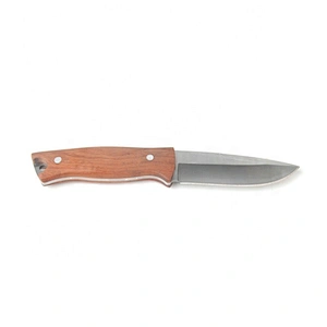 Full Tang Stainless Steel Blade Outdoor Camping Survival Knife with wood handle