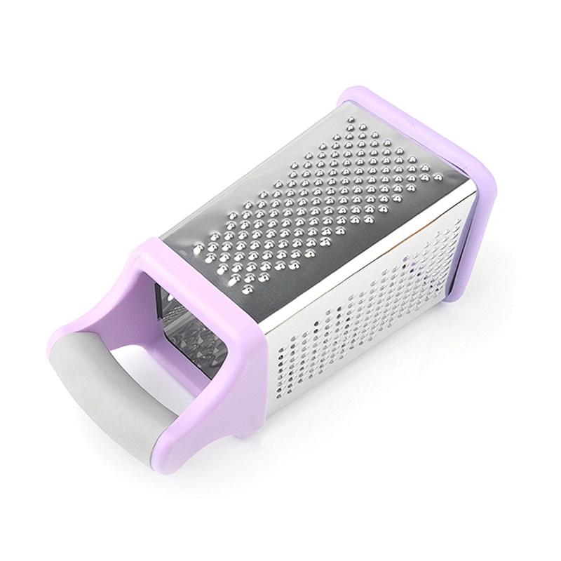Chinese 4 sides cheese food  grater  stainless steel grater with handle