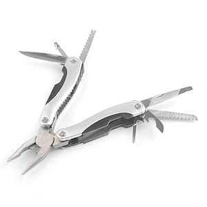 9 in 1 Outdoor Multi functions Stainless Steel Plier with Aluminium black Handle